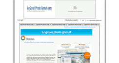 Desktop Screenshot of logiciel-photo-gratuit.com
