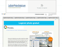 Tablet Screenshot of logiciel-photo-gratuit.com